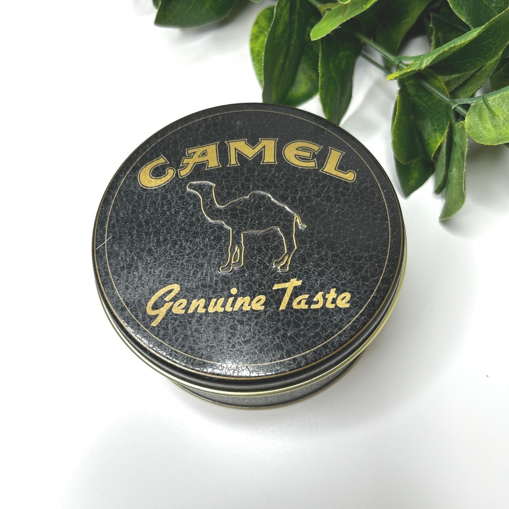 Camel‎ Genuine Taste Round Tin Box Collectible Advertising